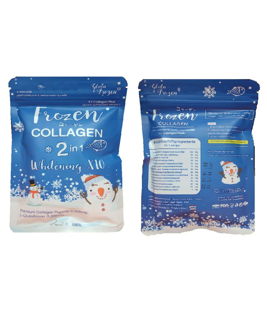 Frozen Collagen 2in1 Whitening 10x Capsules - 100g