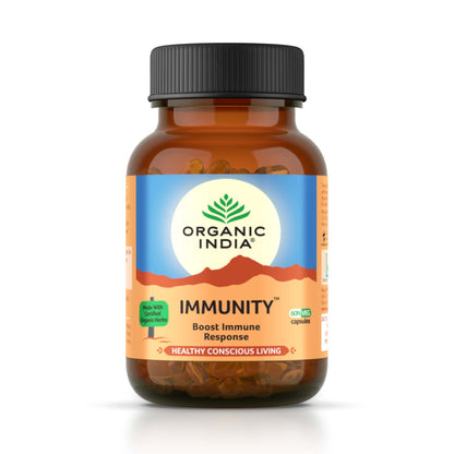 Organic India Immunity - 60 Capsules Bottle