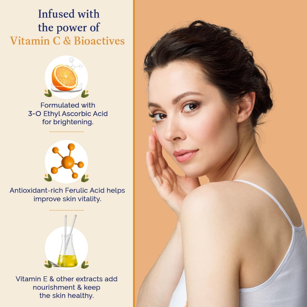 St.Botanica Vitamin C 15%, E & Ferulic Acid Professional Face Serum, 20ml with Vitamin C to Brighten & Improve Skin Tone
