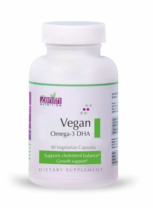 Zenith Nutrition Vegan Omega 3 DHA - 90 Capsules