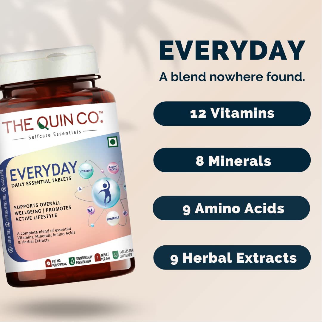 The Quin Co. "EveryDay" | Multivitamin for Men & women 30 Tablets