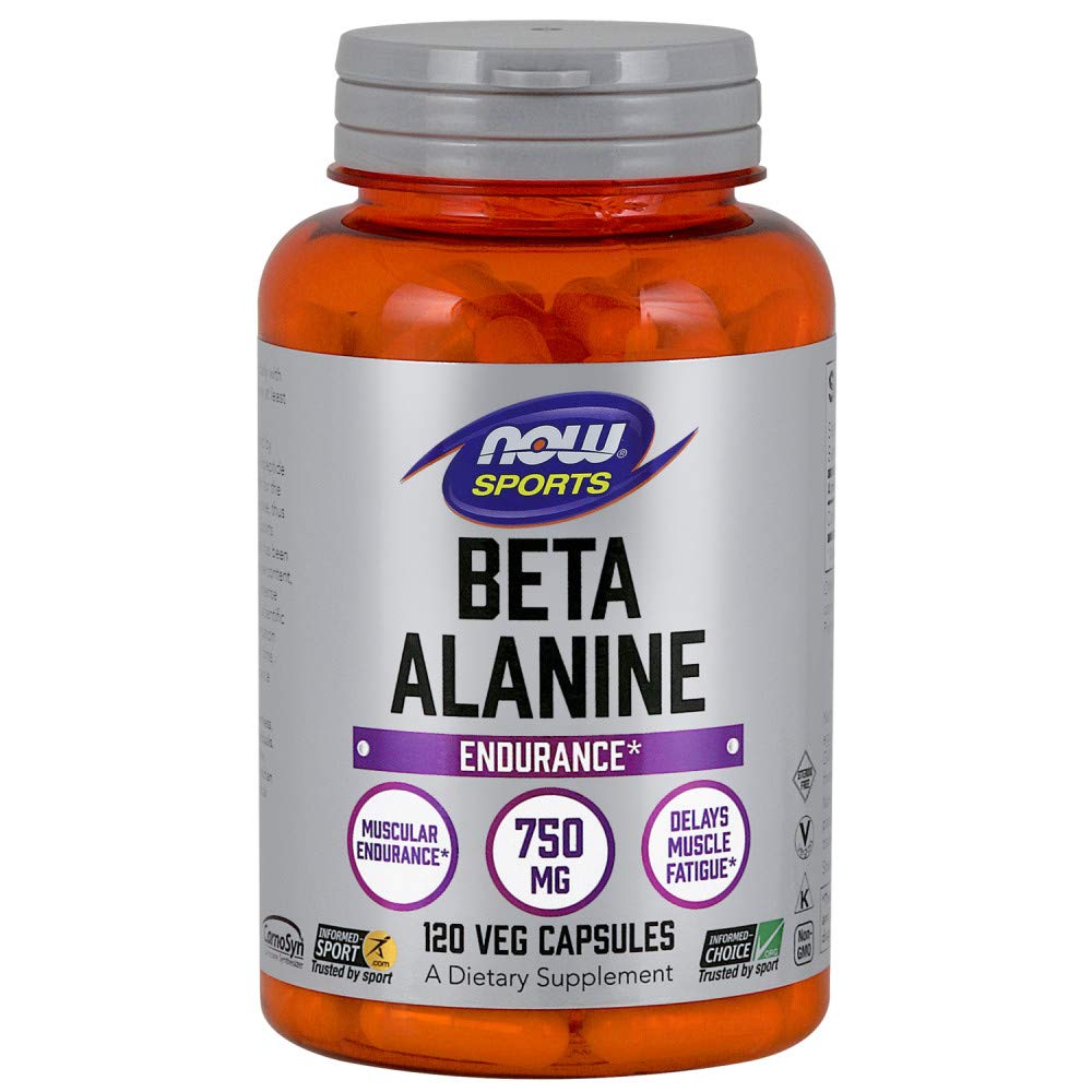 Beta Alanine, 750 mg, 120 Caps by Now Foods