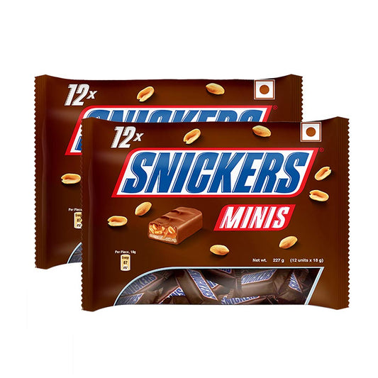 Snickers Chocolate Minis, 227g (Pack of 2)