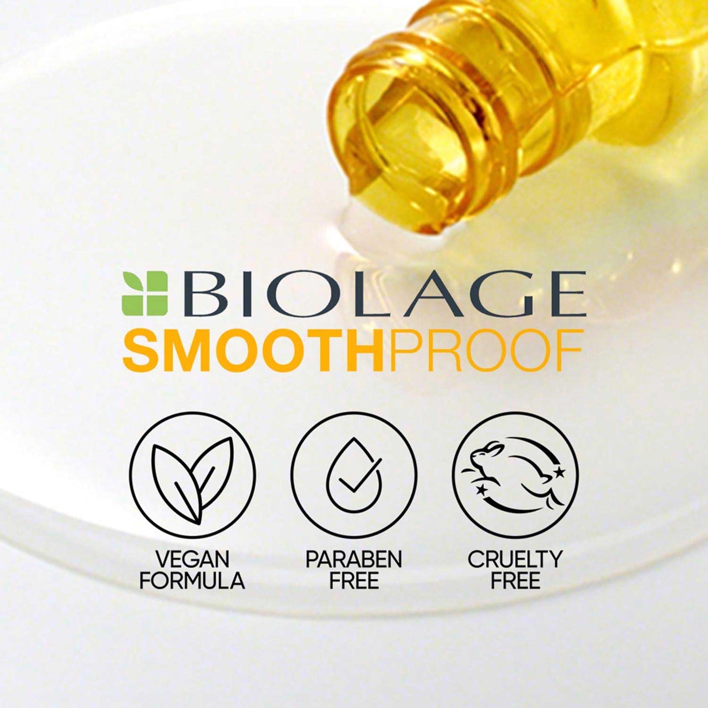 Biolage Smoothproof 6-in-1 Professional Hair Serum for Frizzy Hair |Deep Smoothening With Avocado & Grape Seed Oil | Natural & Vegan (100 ml)