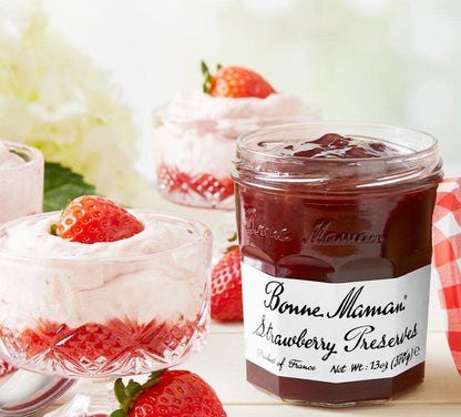 Bonne Maman Strawberry Preserve, Marmalade Fruit Jam, 13 oz / 370 g