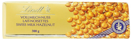 Lindt Gold Bar, Hazelnut, 300g, 261