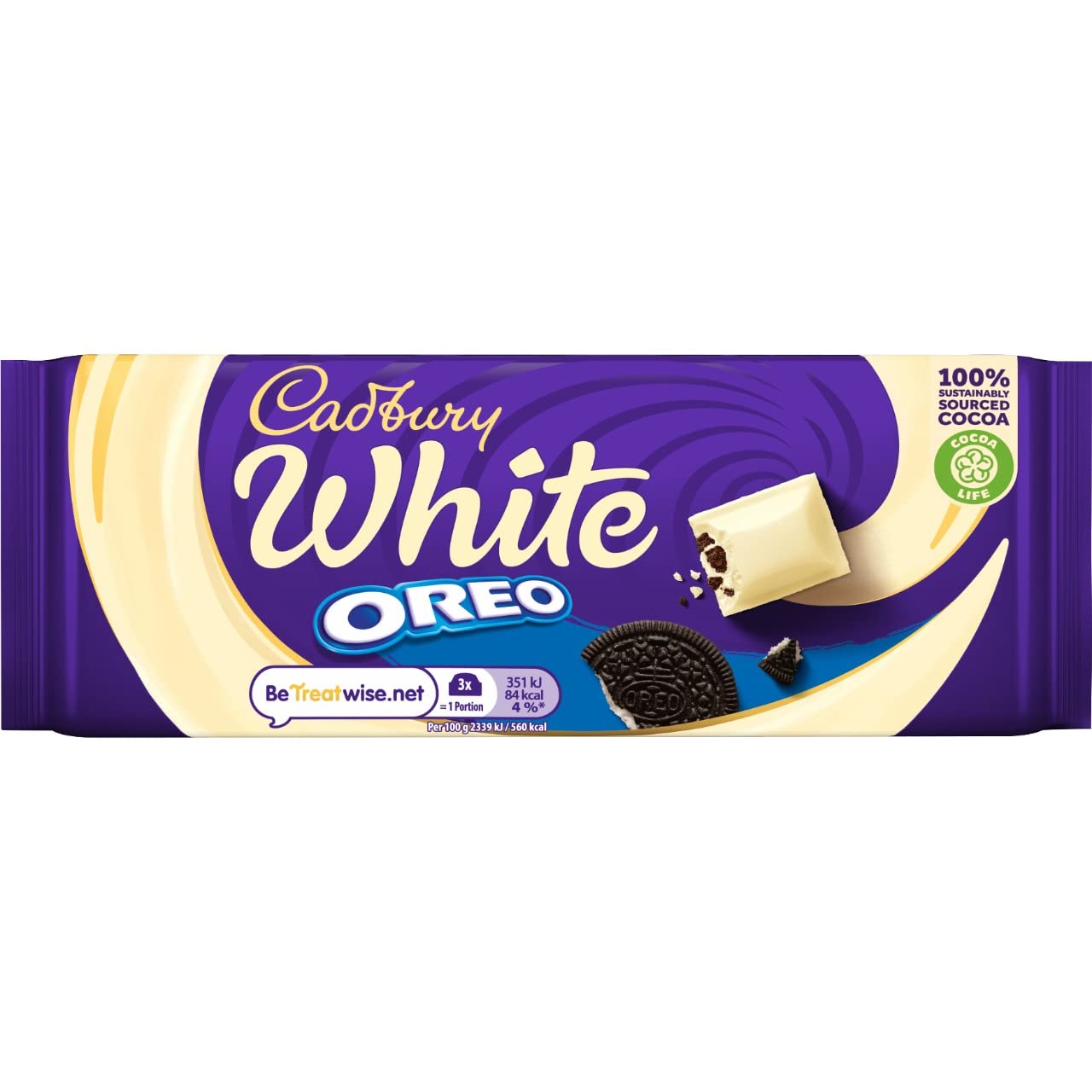 Cadbury Oreo with White Chocolate Bar, 120g