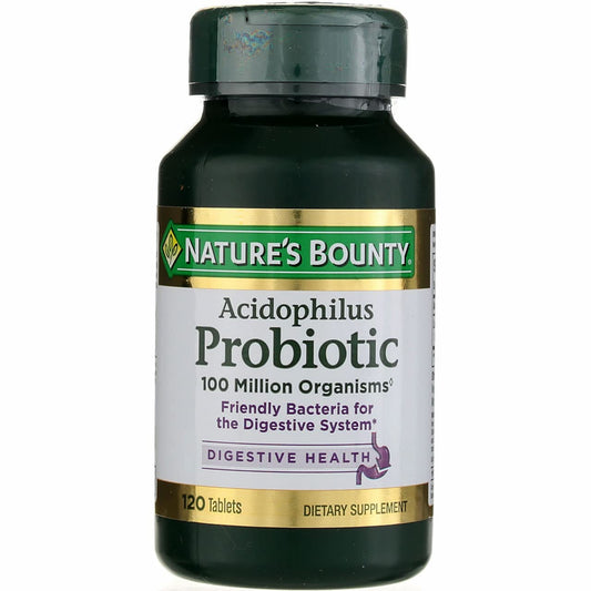 Nature's Bounty Acidophilus Probiotic (120 Tabs)
