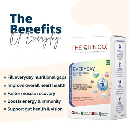 The Quin Co. "EveryDay" | Multivitamin for Men & women 30 Tablets