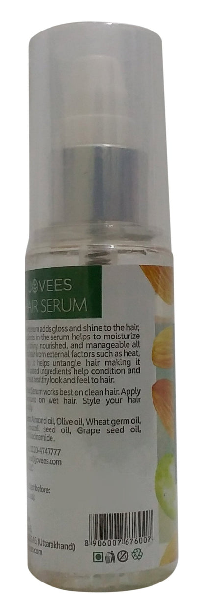 Jovees Hair Serum - Grape Seed and Almond, 60ml Bottle