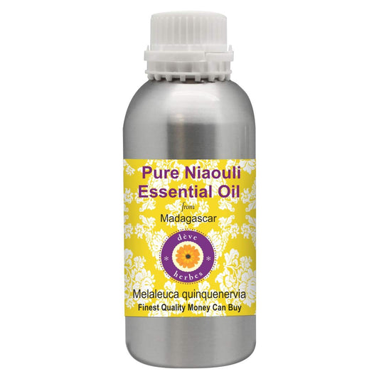 Deve Herbes Pure Niaouli Essential Oil (Melaleuca quinquenervia) Natural Therapeutic Grade Steam Distilled 630ml