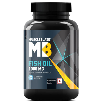MuscleBlaze MB-Vite Multivitamin with Immunity Boosters & Digestive Enzymes,60 Tablets with MuscleBlurity & Accuracy, 60 Fish Oil Capsules(Combo Pack)