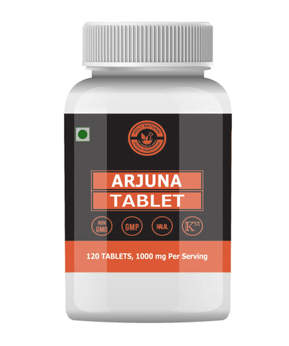 Holy Natural Arjuna Tablet – 1000mg Per Serving, 120 Tablet, 100% Pure and Natural – Dietary Supplement