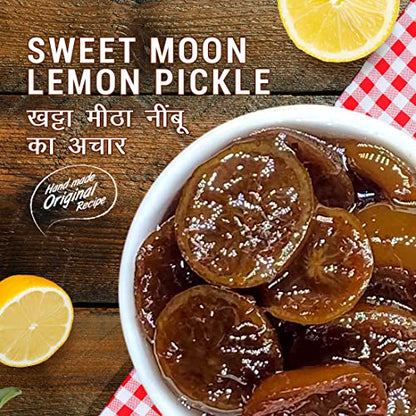 Add me Sweet and Sour Lemon Pickle Without Oil Lime Pickle Aged Nimbu Ka Achar Homemade Recipe & Taste 600gm