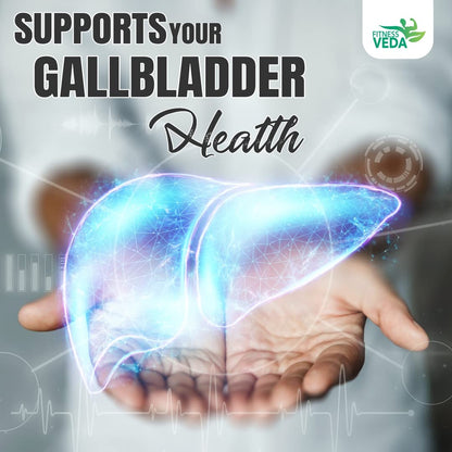 FITNESSVEDA Gallbladder Formula Supplement 90 Capsules