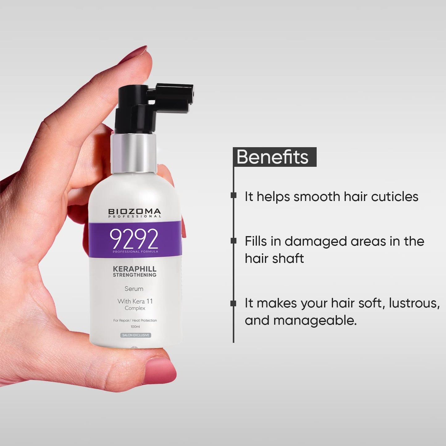 BIOZOMA Keraphill Strengthening  Hair Serum 100 gm