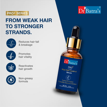 Dr Batra's Pro+ Hair Fall Control Serum 50 gm, Natural Serum