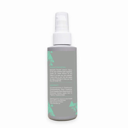 BERKOWITS HAIR & SKIN CLINICS Nourish Leave-in Serum With Vitamin E, Jojoba & Almond Oil For Dry And Damaged Hair, 100 Ml