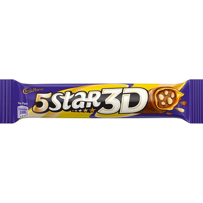 Cadbury 5 Star 3D Chocolate Bar, 45gm (Pack of 24)