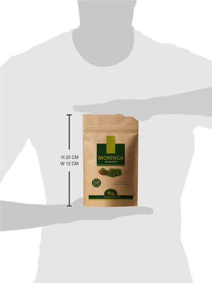 Herb Essential Moringa Leaf Powder Wild Grown (100G)
