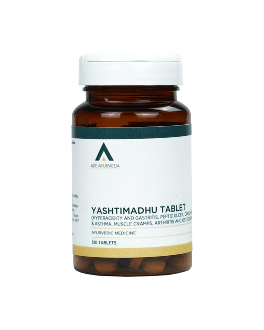 Age Ayurveda Yashtimadhu (Mulethi) 120 Tablets (Pack of 1)