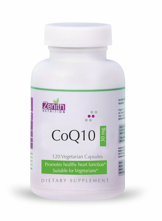 Zenith Nutrition Coq10 30 mg - 120 Capsules