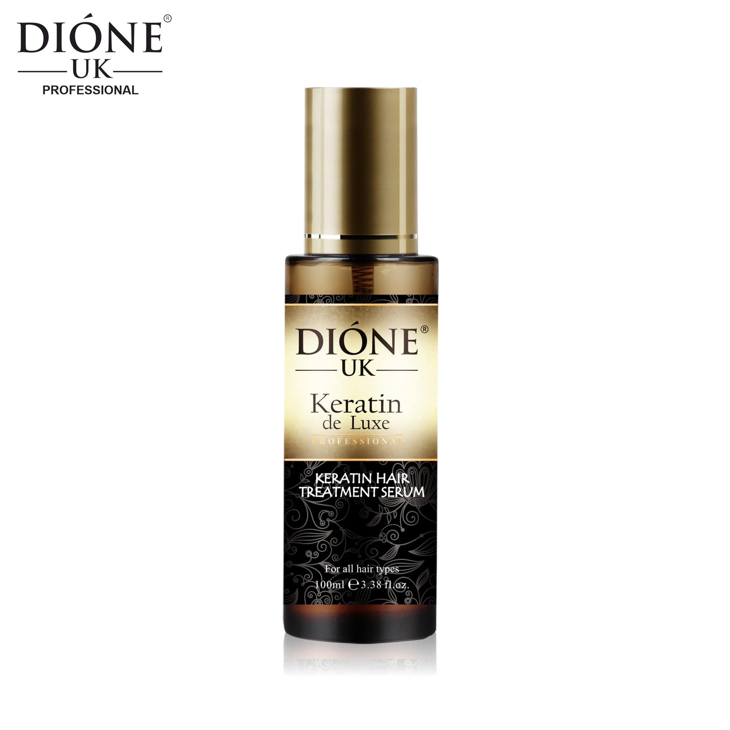 DIONE UK Professional Keratin Hair serum for All Hair Types, 100ml