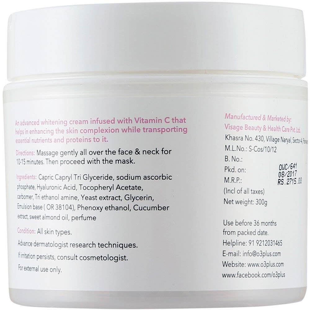 O3+ Skin Care Whitening Massage Cream, 300g