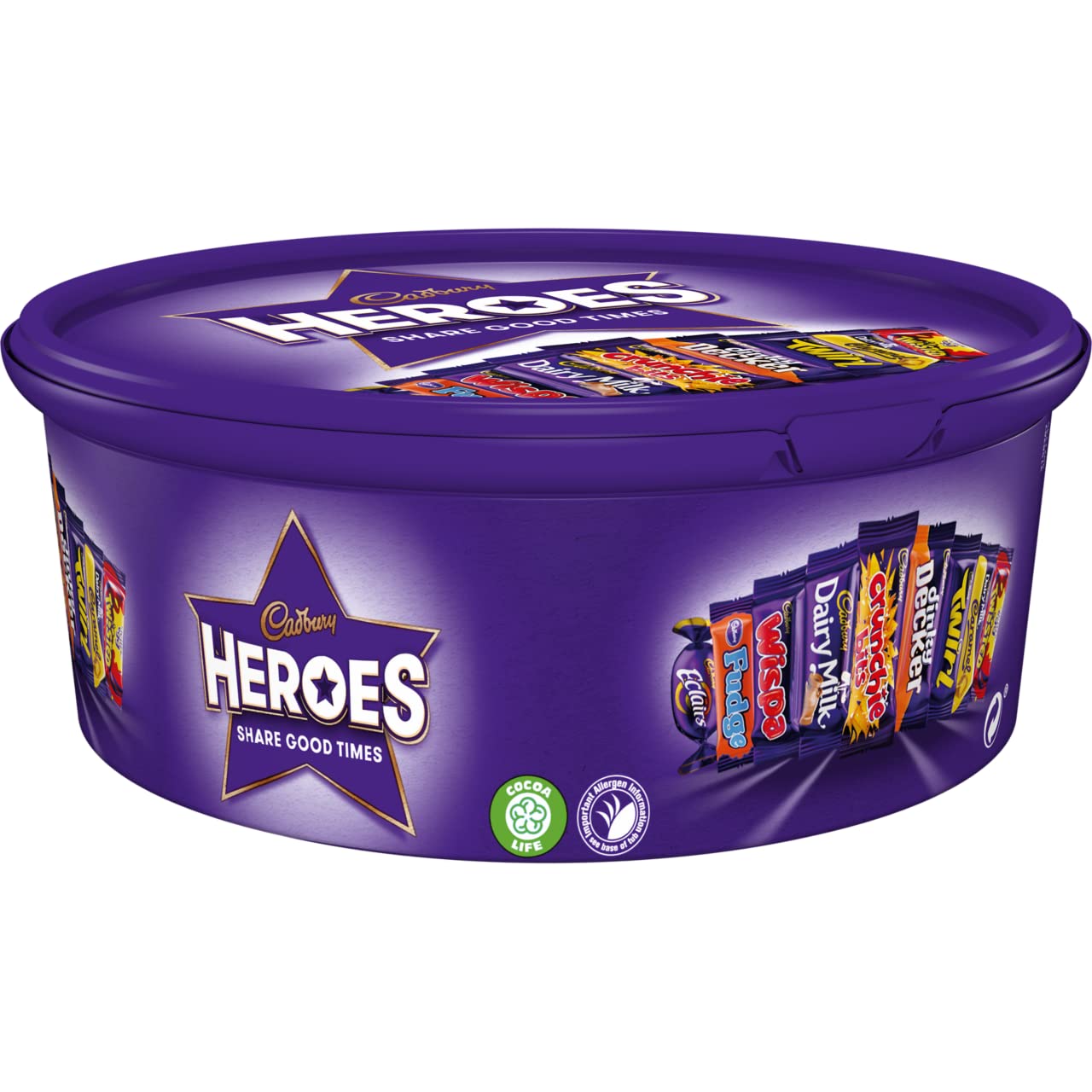 CABBURY HEROS TUB, Valentine's day Gift, 600G