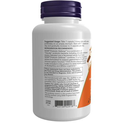 Now Foods Probiotic Defence Veg Capsules - 90 Capsules