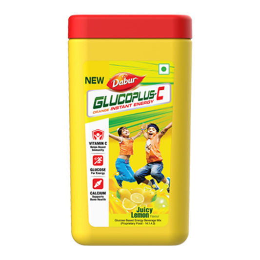 Dabur Gluco Plus C Energy Boost Lemon - 400 g Jar