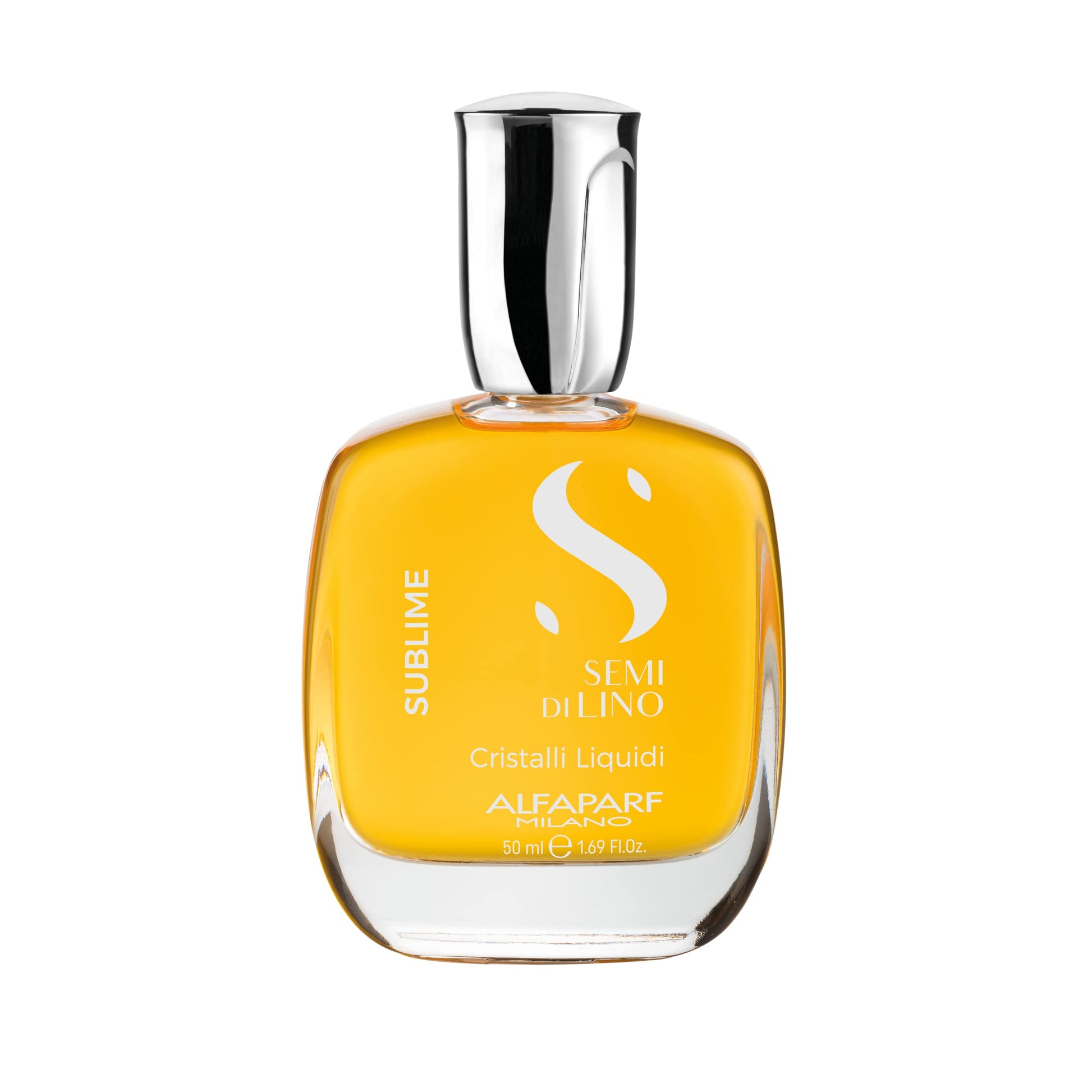 Alfaparf Milano Sublime Cristalli Liquidi Hair Oil with Thermal Protection - Premium Hair Finishing t - Provides Brilliant Shine - Vegan Formula, 50ml