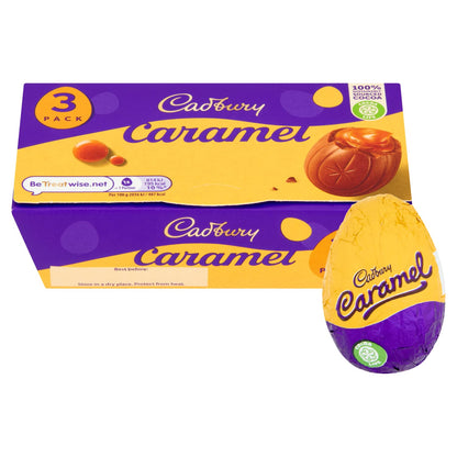 Cadbury Caramel Chocolate 3 Egg, 117g