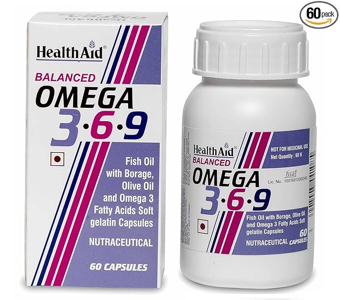 HealthAid Omega 3.6.9 (Balanced) - 240 Capsules