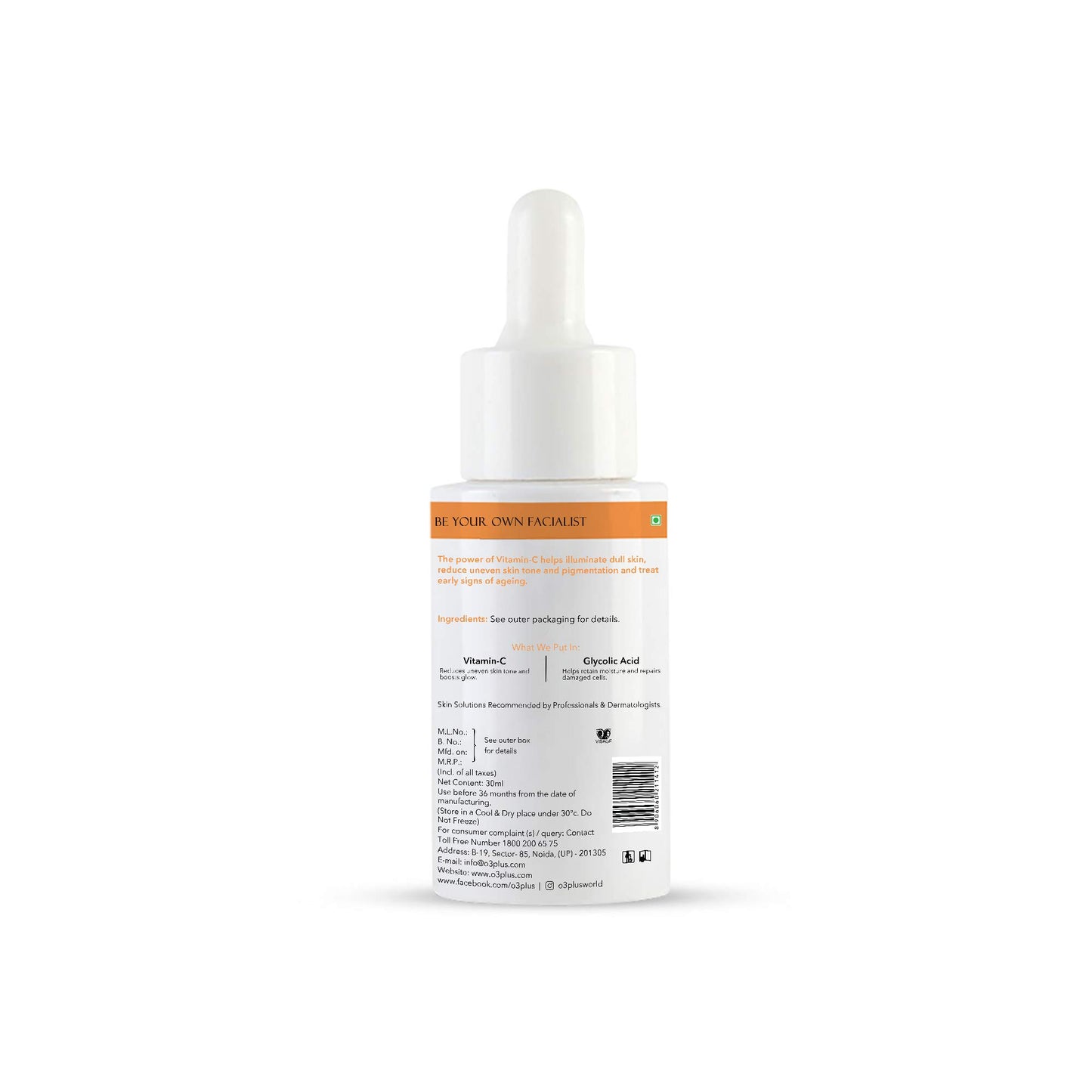 O3+ Vitamin C Serum Glow- Face & Neck Serum- Combination Skin-30ml