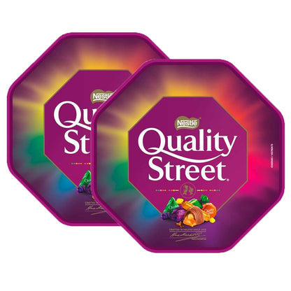 Nestle Quality Street Assorted Milk and Dark Chocolate and Toffees Tub, 650g