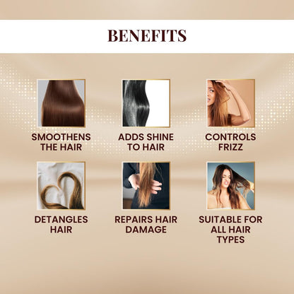 SKINSKA NATURALS - TresRich Hair Serum, Reduce Hairfall, Hair Thinning, Boosts Growth, Paraben Free, | Frizz Free Hair| Dry And Dull Hair 30ml, 1FL OZ