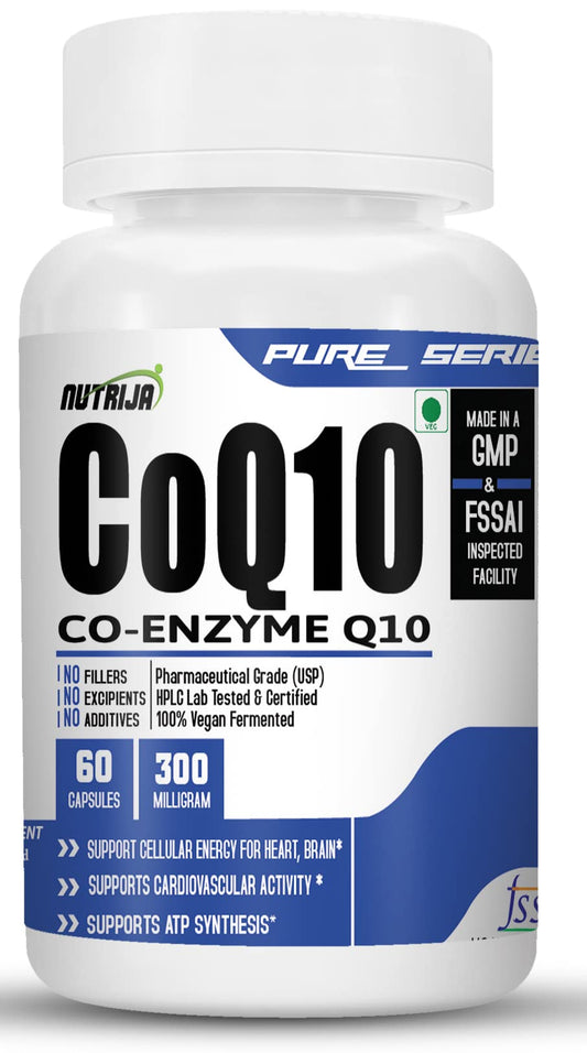 NutriJa CoEnzyme Q10 (CoQ10) (300 Mg)