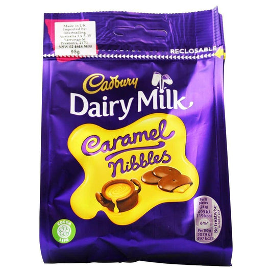 Cadbury Dairy Milk Caramel Nibbles, 95 g