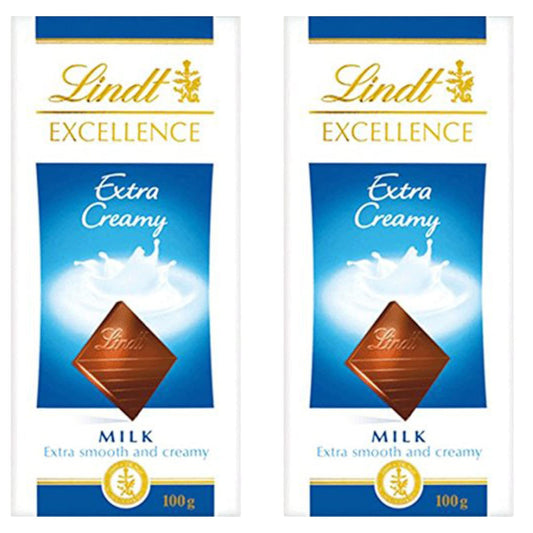 Lindt Swiss Classic Milk Chocolate with Raisins and Gently Roasted Nuts, 2 X 100 g