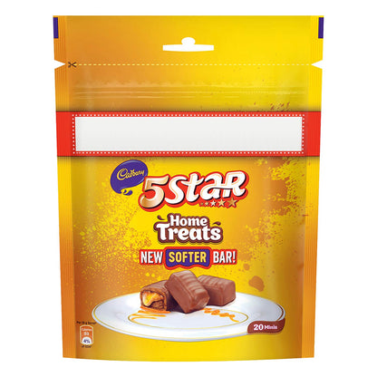 Cadbury 5 Star Chocolate Home Treats Chocolates Bars,191.9 g (Pack of 2)