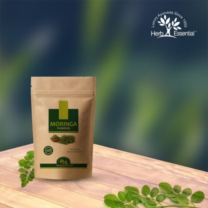 Herb Essential Moringa Leaf Powder Wild Grown (100G)