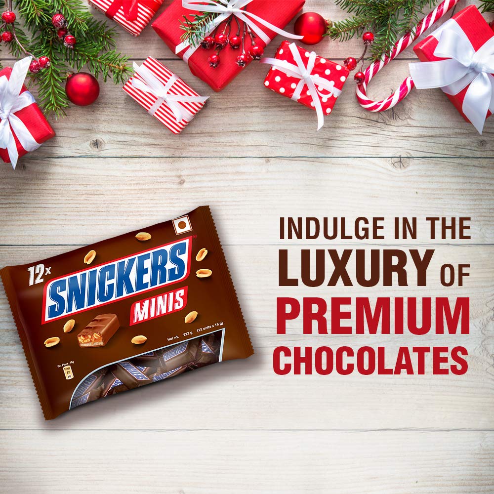 Snickers Chocolate Minis, 227g (Pack of 2)