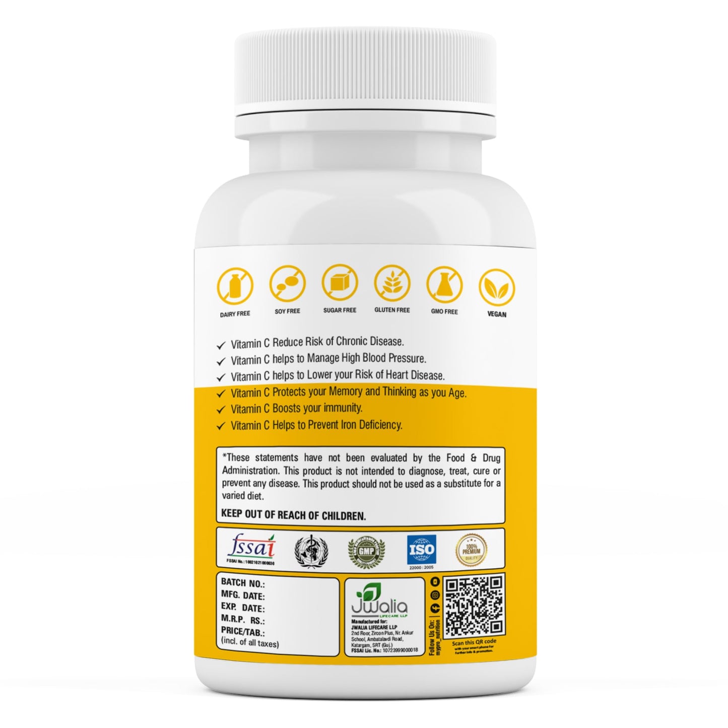 Mypro Sport Nutrition Vitamin - C & Zinc,Magnesium & D3 Chewable Tablet Promotes A Healthy Immune Sudly & Sugar Free,Immunity booster, For Men & Women