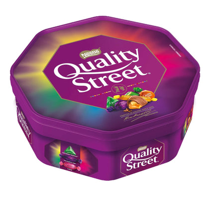 Nestle Quality Street Assorted Milk and Dark Chocolate and Toffees Tub, 650g