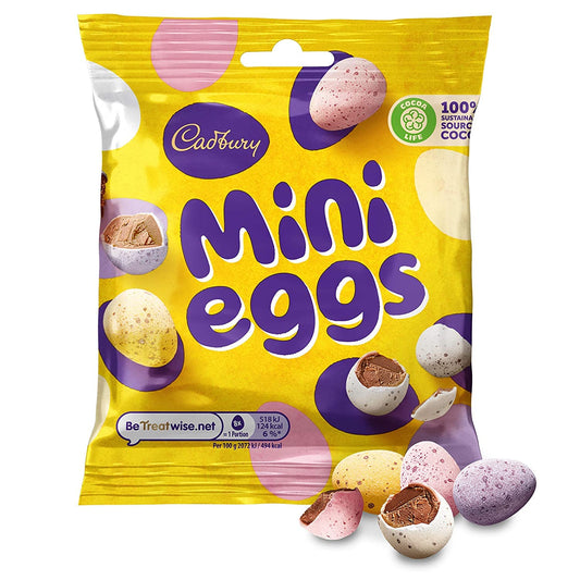 Cadbury Mini Eggs Bag 80g Delicious