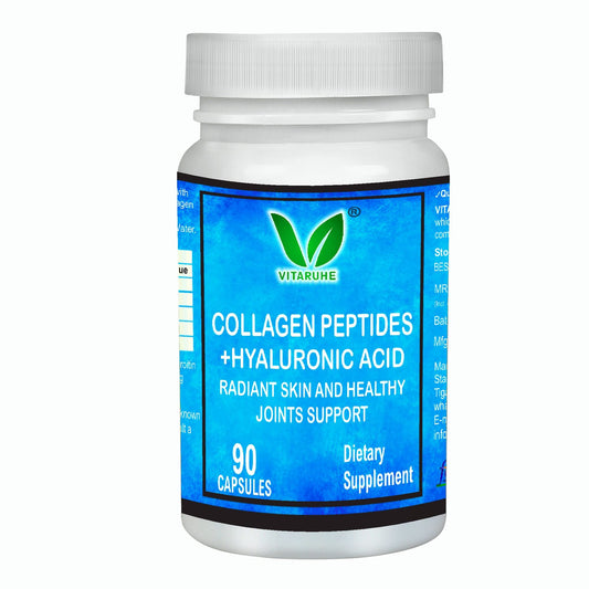 Collagen capsules high dose + hyaluronic acid + chondroitin + lysine, high dose pure collagen hydrolbioactive dietary supplement without additives (1)