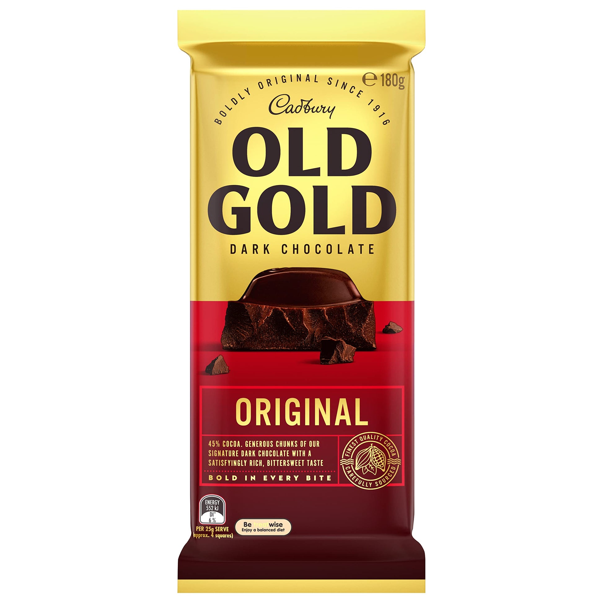 COUGAR Cadbury Old Gold Dark Chocolate Original, 180 g