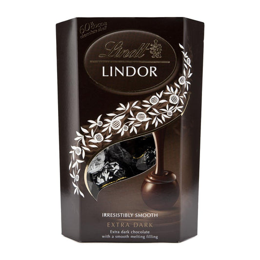 Lindt Lindor - Extra Dark Chocolate Truffles - 200 Grams