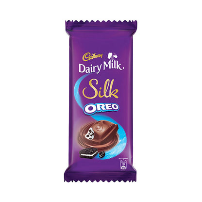 Cadbury Dairy Milk Silk Oreo Chocolate Bar, 130g (Pack of 4)